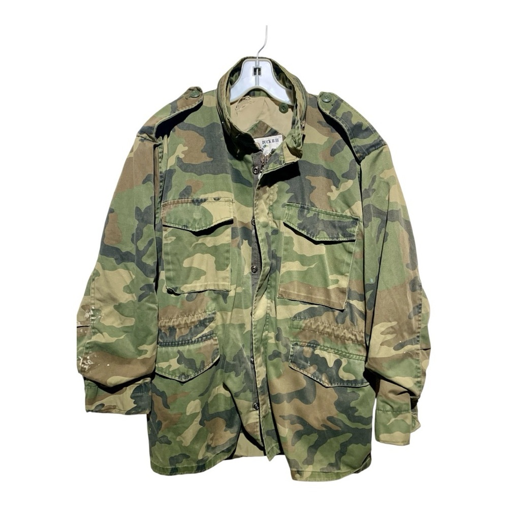 Vintage Duck Bay Military Field Jacket Size Medium